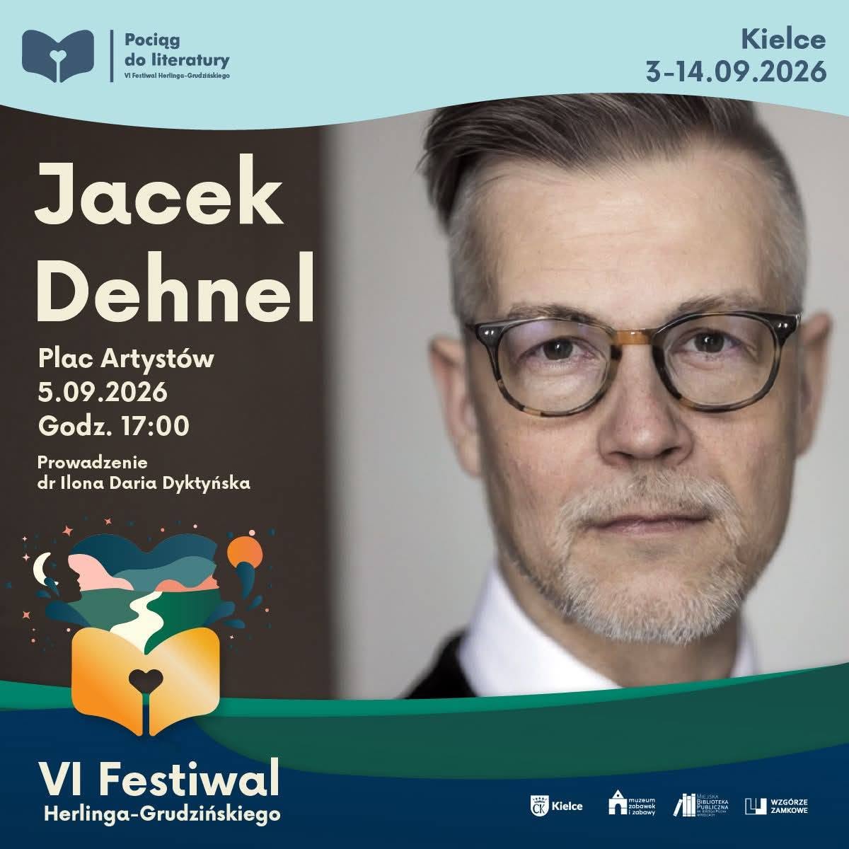 „Miejskie historie i łajdackie sekrety” – spotkanie z Jackiem Dehnelem na Festiwalu Herlinga-Grudzińskiego