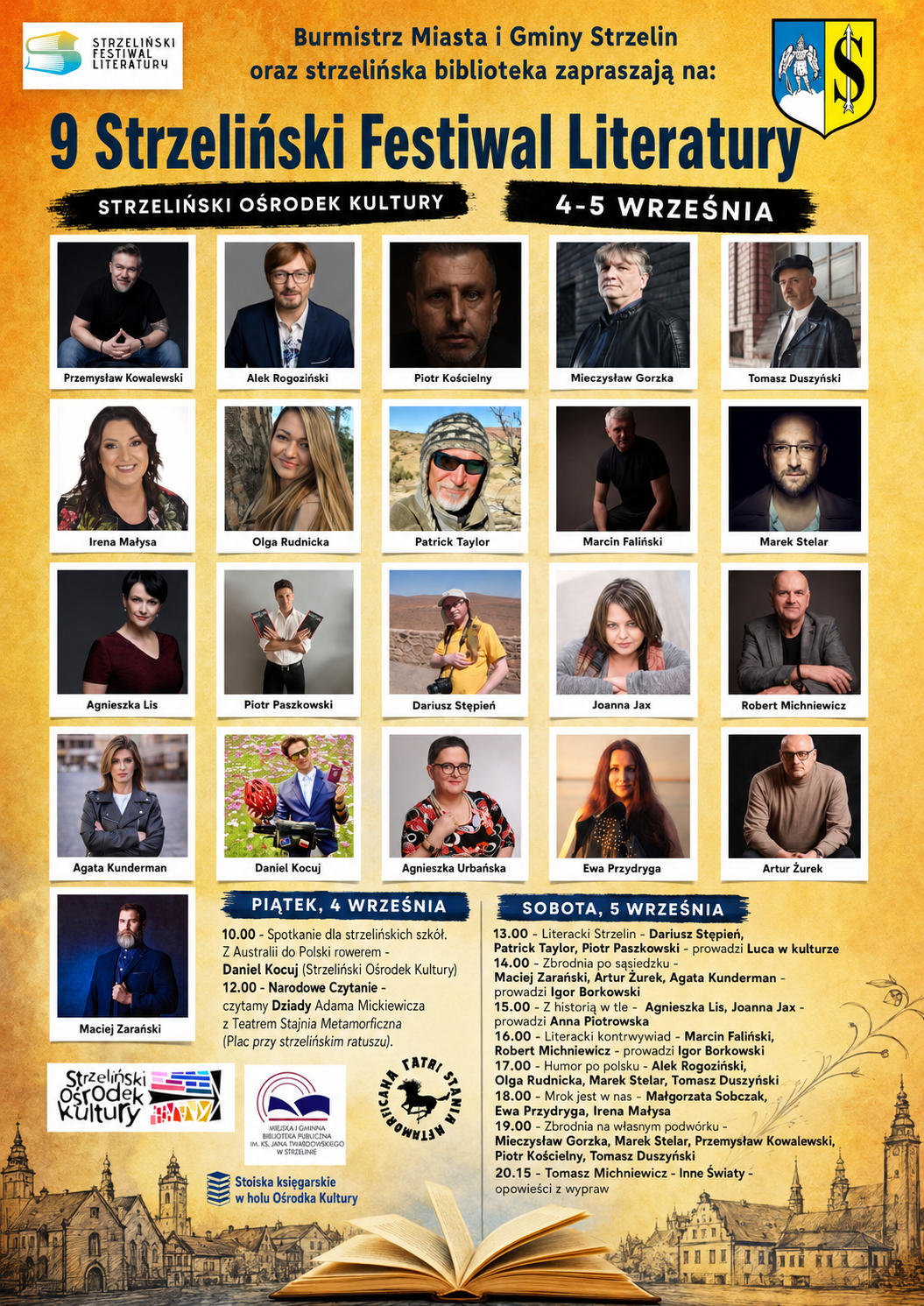 Mroczne historie i literackie emocje – zapraszamy na 9. Strzeliński Festiwal Literatury