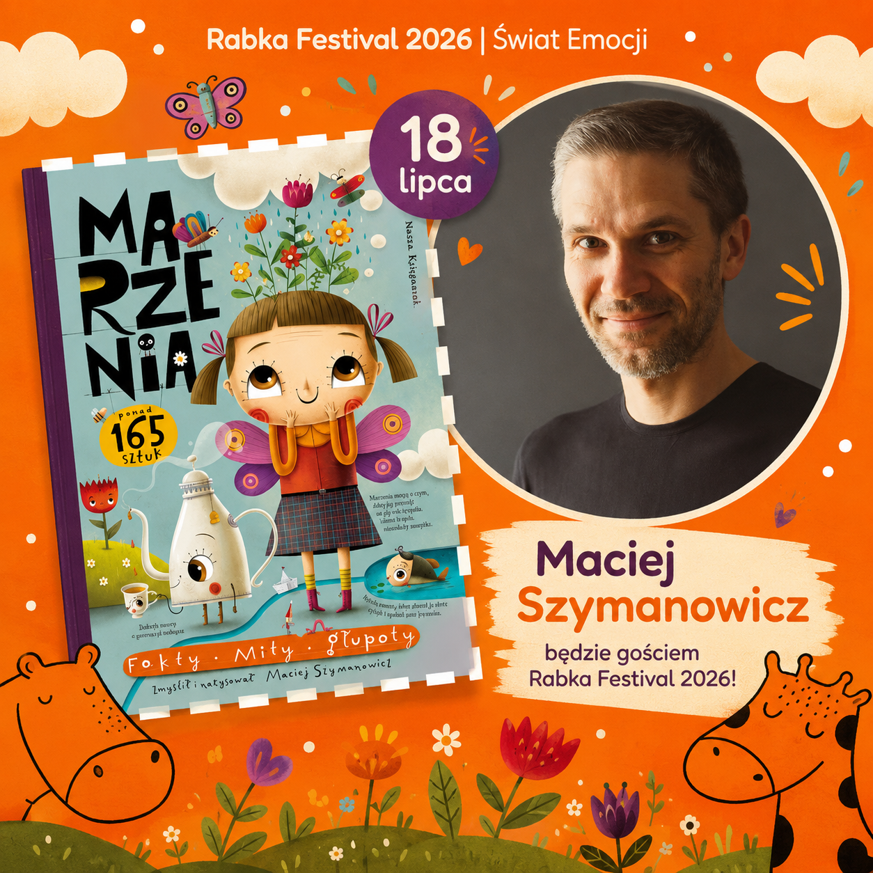 Kredki w dłoń! Rabka Festival zaprasza na warsztaty z mistrzem ilustracji Maciejem Szymanowiczem