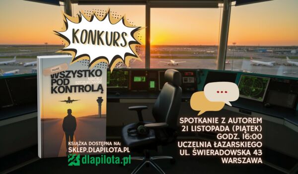 Zdjęcie spotkania: Za kulisami wieży kontroli lotów. Wieczór z Maciejem Szczukowskim autorem książki "Prawie wszystko pod kontrolą".