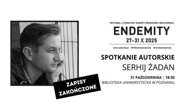 Zdjęcie spotkania: Głos, który stał się bronią. Wieczór z Serhijem Żadanem