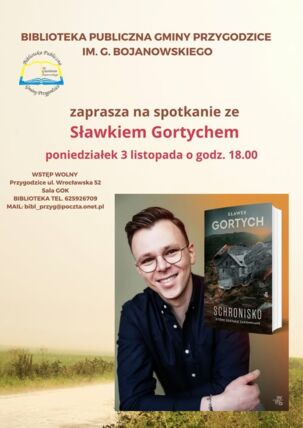Zdjęcie spotkania: Spotkanie autorskie ze Sławomirem Gortychem