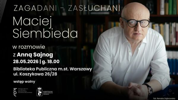 Zdjęcie spotkania: Maciej Siembieda – Archiwista zapomnianych zbrodni i mistrz literackich rekonstrukcji