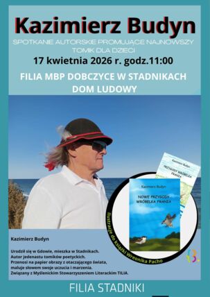 Zdjęcie spotkania: „Słowa, które wracają jak ptaki” – zaproszenie na wieczór z poezją Kazimierza Budyna