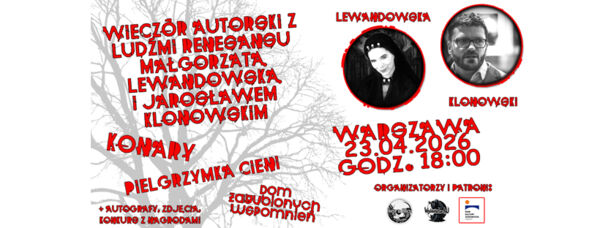 Zdjęcie spotkania: Spotkanie z Mrokiem – Wieczór z Małgorzatą Lewandowską i Jarosławem Klonowskim